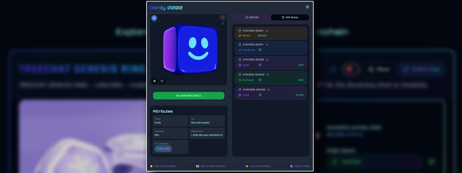 3DOrdi’s full-featured NFT platform brings 1Sat Ordinals to life&nbsp;–&nbsp;Source:CoinGeek